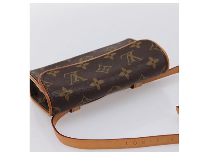 LOUIS VUITTON Monogram Pochette Florentine Waist Bag M51855 LV Auth 203155V Monogramma - vista 6