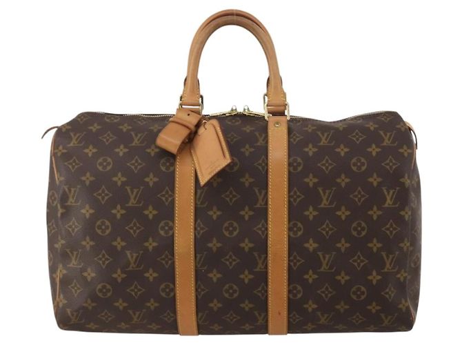 LOUIS VUITTON Monogram Keepall 45 Boston Bag M41428 LV Auth 198955A - view 2