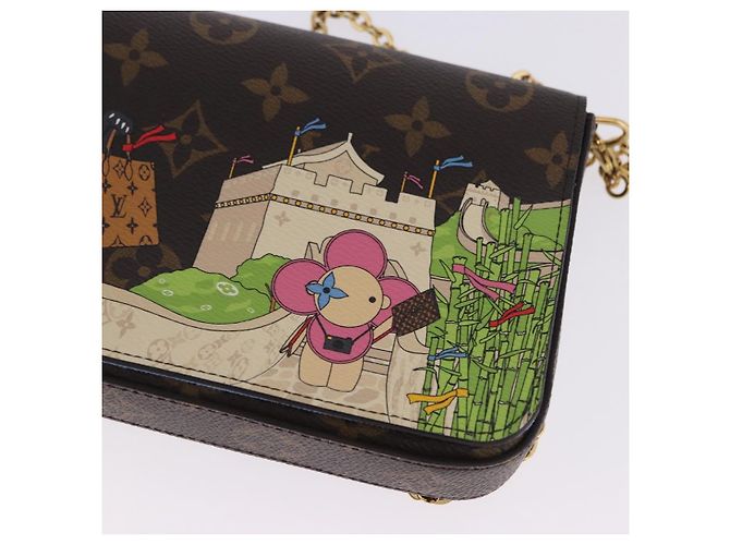 LOUIS VUITTON Monogram Vivienne Pochette Felice Bag M80992 LV Auth 197241SAM Monogramma - vista 21