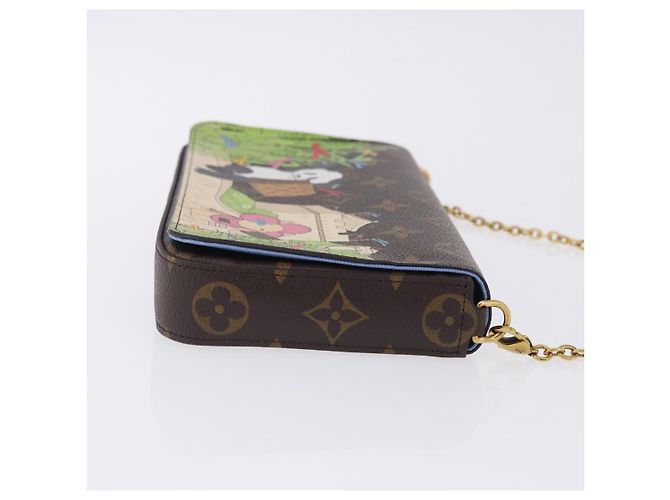 LOUIS VUITTON Monogram Vivienne Pochette Felice Bag M80992 LV Auth 197241SAM Monogramma - vista 3