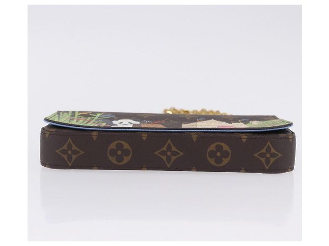 LOUIS VUITTON Monogram Vivienne Pochette Felice Bag M80992 LV Auth 197241SAM Monogramma - vista 5