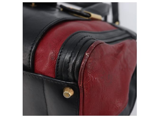 Chloé Bolso Chloe Alice de piel 2way rojo tono dorado Auth ka6070 Roja - vista 13