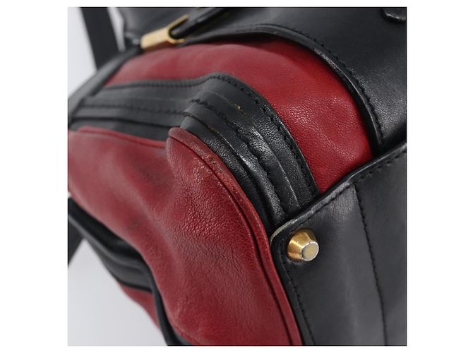 Chloé Bolso Chloe Alice de piel 2way rojo tono dorado Auth ka6070 Roja - vista 14