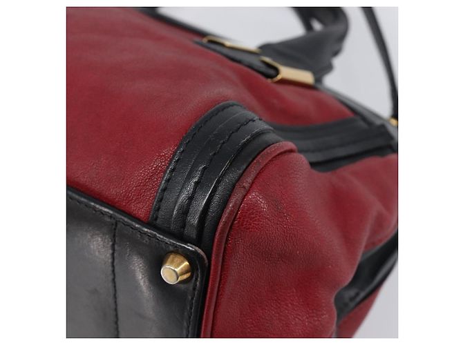 Chloé Bolso Chloe Alice de piel 2way rojo tono dorado Auth ka6070 Roja - vista 15