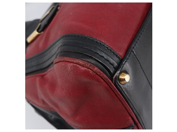 Chloé Bolso Chloe Alice de piel 2way rojo tono dorado Auth ka6070 Roja - vista 16