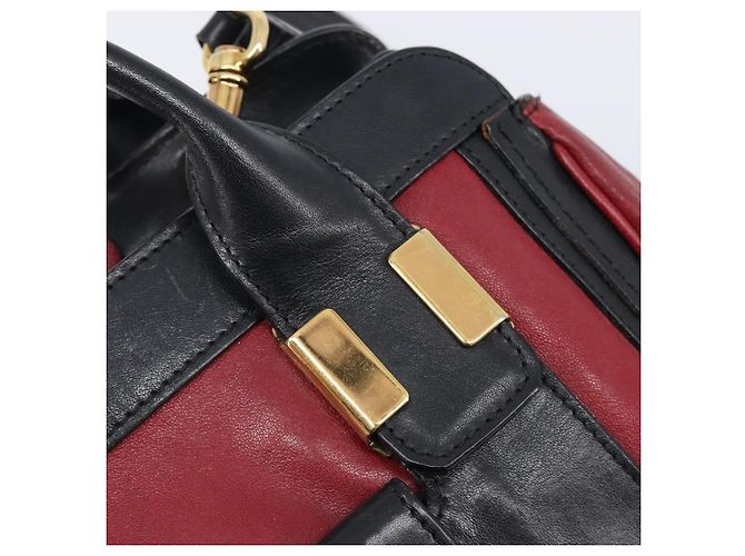 Chloé Bolso Chloe Alice de piel 2way rojo tono dorado Auth ka6070 Roja - vista 19