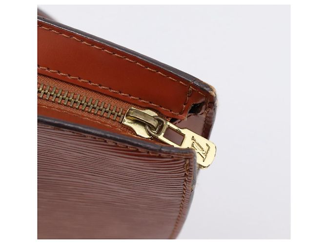 LOUIS VUITTON Borsa Shopping Epi Saint Jacques Brown M52263 LV Auth 199450 Marrone - vista 10