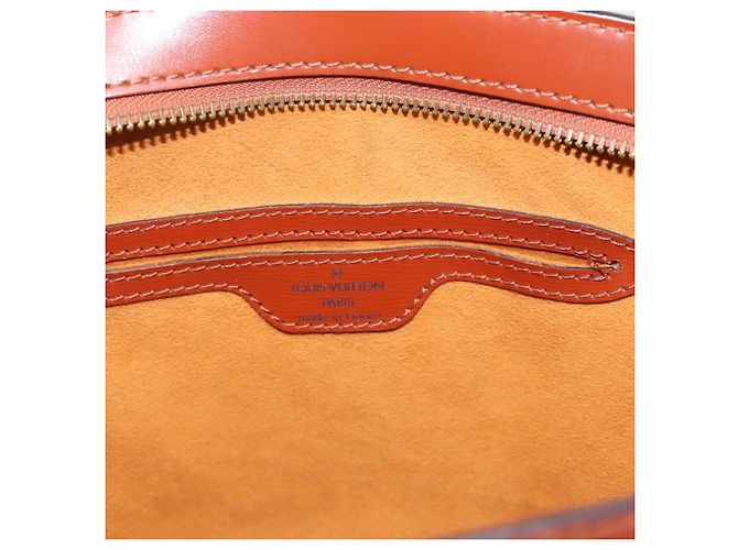 LOUIS VUITTON Borsa Shopping Epi Saint Jacques Brown M52263 LV Auth 199450 Marrone - vista 17