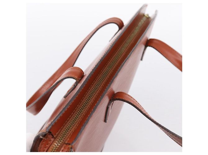 LOUIS VUITTON Borsa Shopping Epi Saint Jacques Brown M52263 LV Auth 199450 Marrone - vista 6