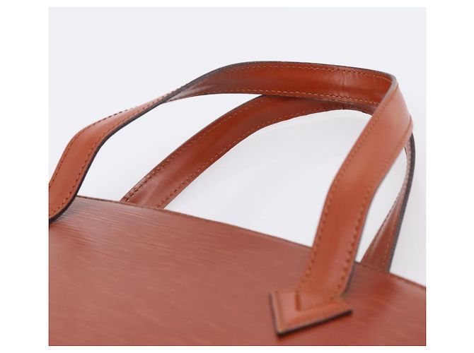 LOUIS VUITTON Borsa Shopping Epi Saint Jacques Brown M52263 LV Auth 199450 Marrone - vista 8