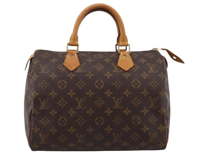 LOUIS VUITTON Monogram Speedy 30 Hand Bag M41526 LV Auth 200911A Monogramma - vista 13