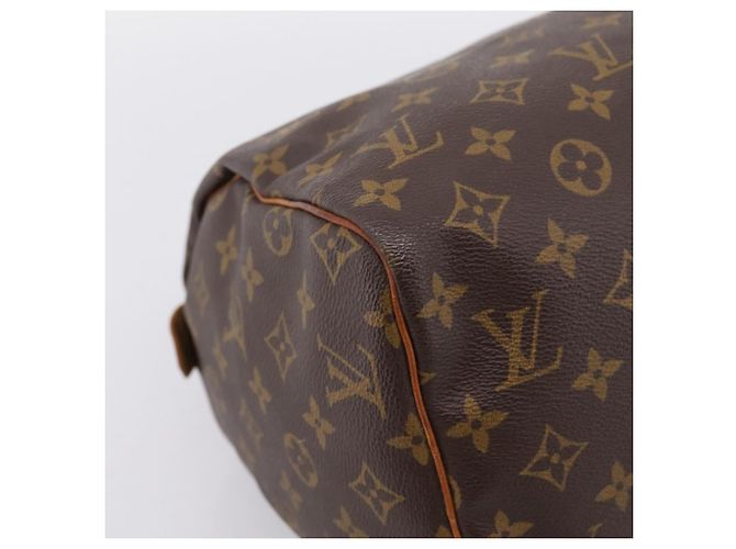 LOUIS VUITTON Monogram Speedy 30 Hand Bag M41526 LV Auth 200911A Monogramma - vista 15
