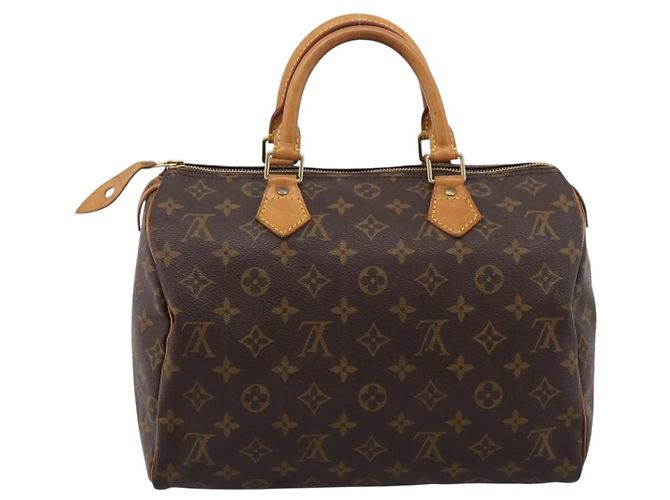 LOUIS VUITTON Monogram Speedy 30 Hand Bag M41526 LV Auth 200911A Monogramma - vista 2