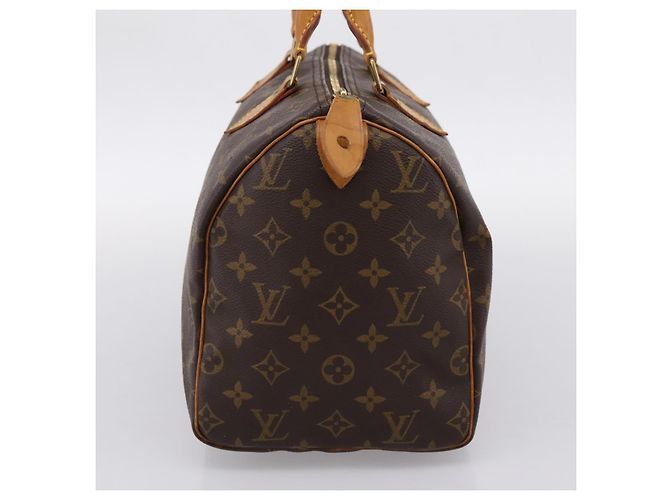 LOUIS VUITTON Monogram Speedy 30 Hand Bag M41526 LV Auth 200911A Monogramma - vista 4