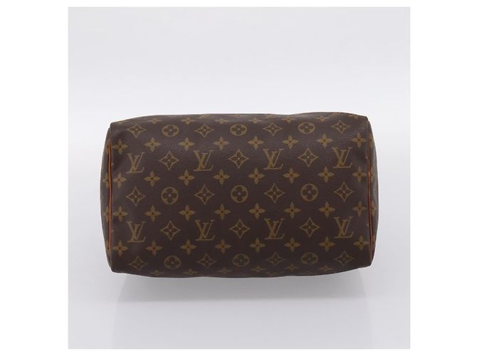 LOUIS VUITTON Monogram Speedy 30 Hand Bag M41526 LV Auth 200911A Monogramma - vista 5