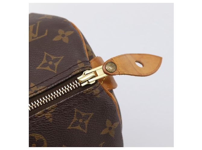 LOUIS VUITTON Monogram Speedy 30 Hand Bag M41526 LV Auth 200911A Monogramma - vista 9