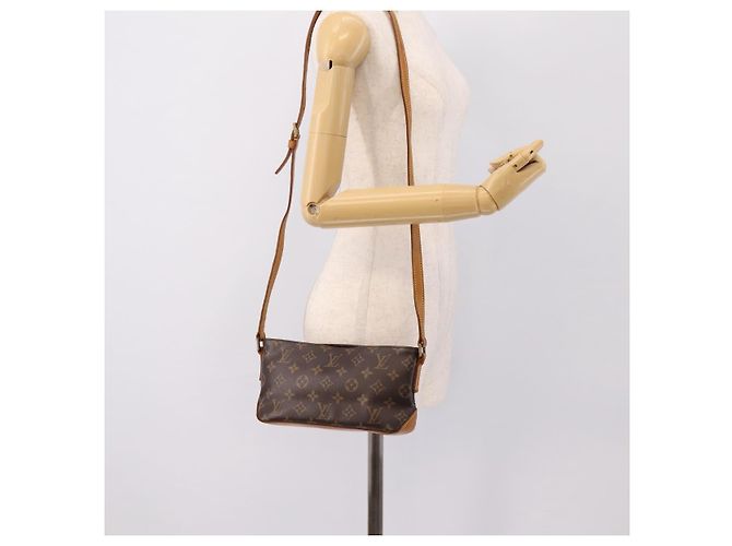 Borsa a tracolla LOUIS VUITTON Monogram Trotteur M51240 LV Auth ka6129 Monogramma - vista 22