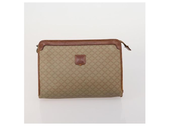 Set di 2 borse Burberrys Celine Gucci Cartier GG Canvas Macadam Canvas Auth 183570 Nero Beige Bordò - vista 18