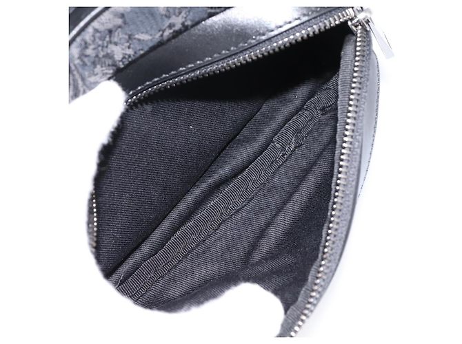 Bolso de hombro VERSACE Canvas Black Silver Auth 200698V Negro Plata - vista 22