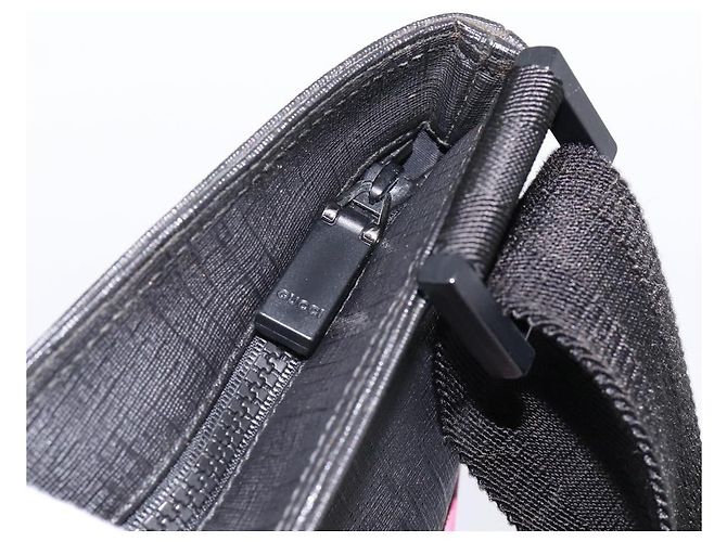 Borsa a tracolla GUCCI PVC Black Silver 162904 Auth 200985V Nero Argento - vista 14