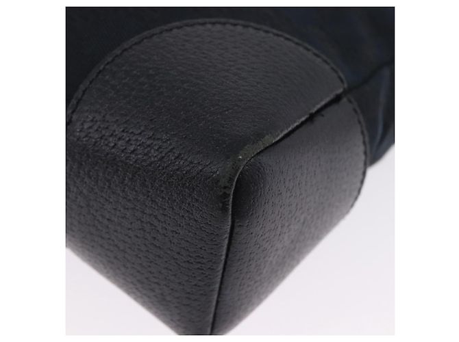 Borsa a tracolla GUCCI GG Canvas Nero Argento 114273 Auth ka6068 - vista 14