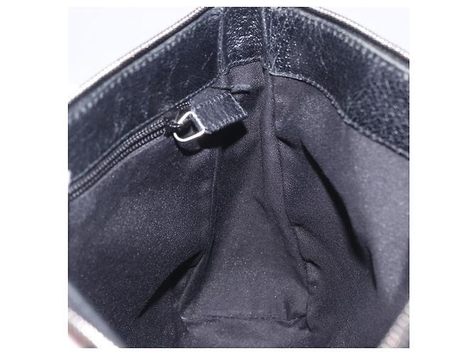 Borsa a tracolla GUCCI GG Canvas Nero Argento 114273 Auth ka6068 - vista 19