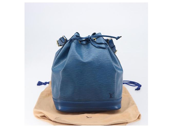 Borsa a tracolla LOUIS VUITTON Epi Noe Blu M44005 LV Auth 200377A - vista 12