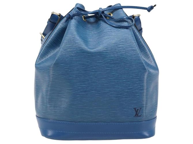 Borsa a tracolla LOUIS VUITTON Epi Noe Blu M44005 LV Auth 200377A - vista 13