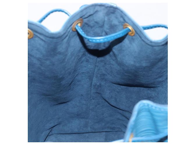 Borsa a tracolla LOUIS VUITTON Epi Noe Blu M44005 LV Auth 200377A - vista 18