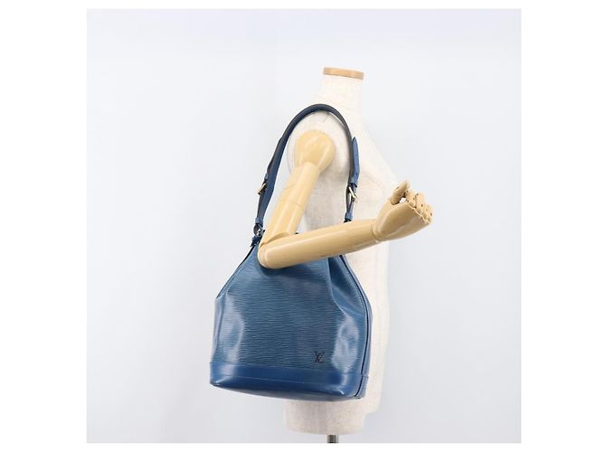 Borsa a tracolla LOUIS VUITTON Epi Noe Blu M44005 LV Auth 200377A - vista 20