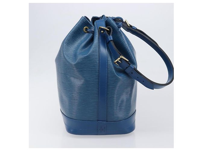 Borsa a tracolla LOUIS VUITTON Epi Noe Blu M44005 LV Auth 200377A - vista 4