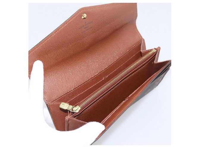 LOUIS VUITTON Monogram Portefeuille Sarah Long Wallet M60531 LV Auth 200688V Monogramma - vista 8