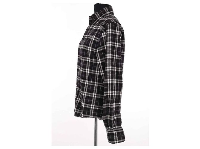 Camisa Balenciaga de algodón negro - vista 3