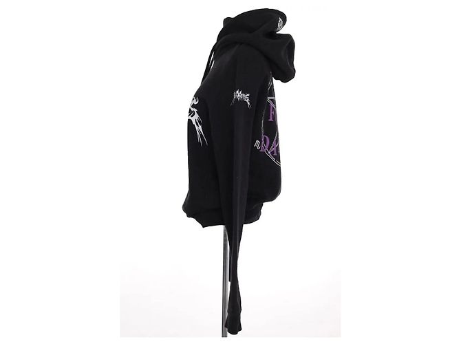 Vêtements Sudadera negra de algodón VETEMENTS Negro - vista 3