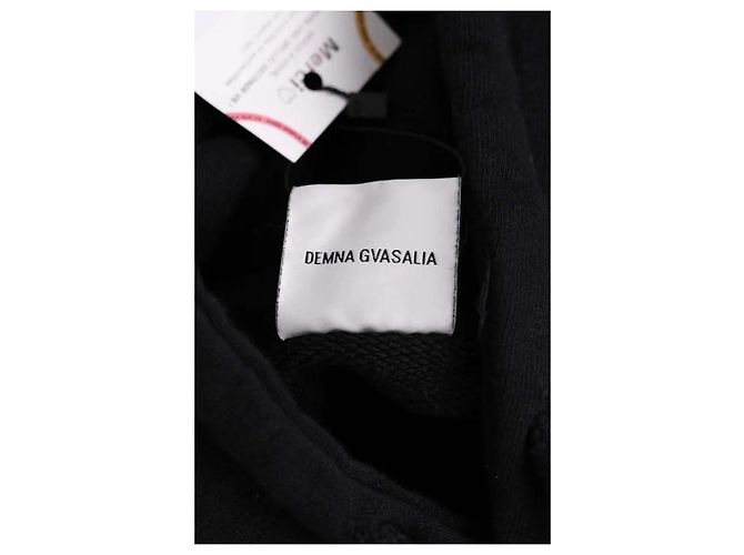 Vêtements Sudadera negra de algodón VETEMENTS Negro - vista 5