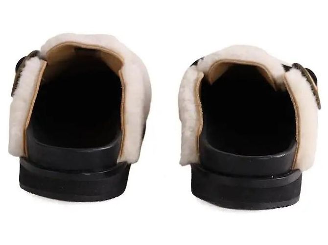 Zoccoli Isabel Marant in pelle bianca Bianco - vista 2