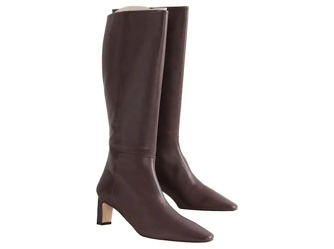 Botas Margarite de cuero marrón Lk Bennett talla 42 Castaño - vista 3