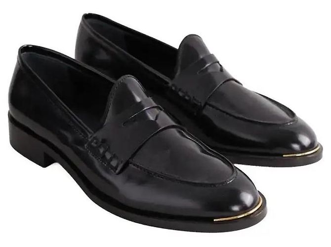 Mocassini Giuseppe Zanotti in pelle nera Nero - vista 3