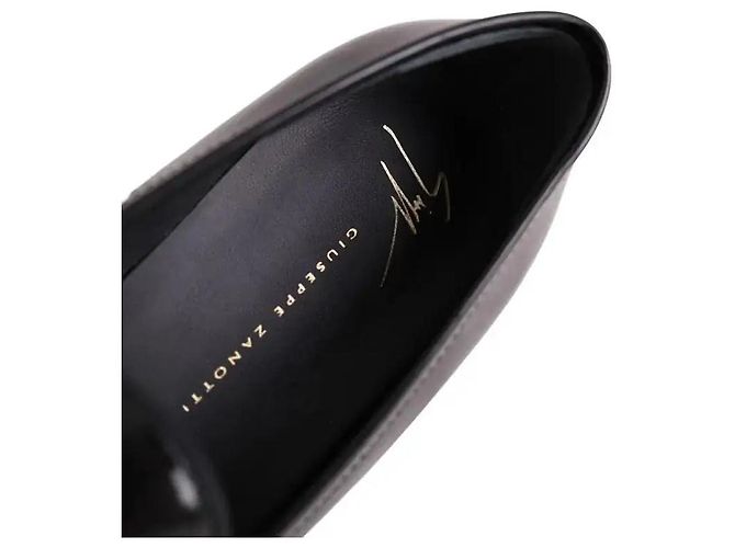 Mocassini Giuseppe Zanotti in pelle nera Nero - vista 5