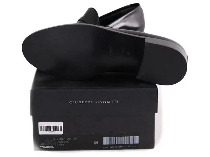 Mocassini Giuseppe Zanotti in pelle nera Nero - vista 6