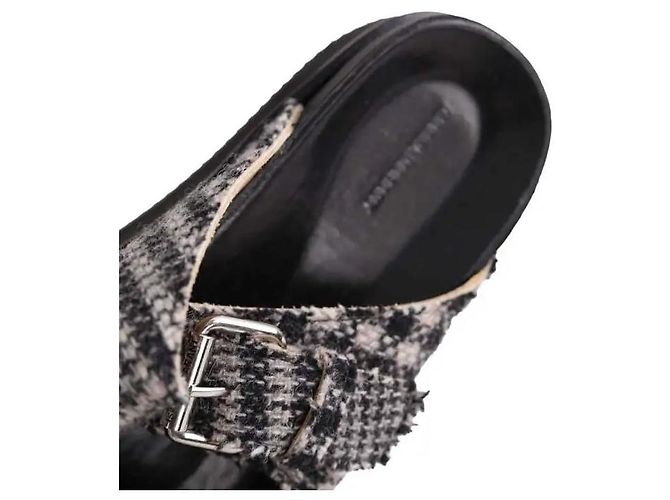 Mules Isabel Marant de cuero negro - vista 5