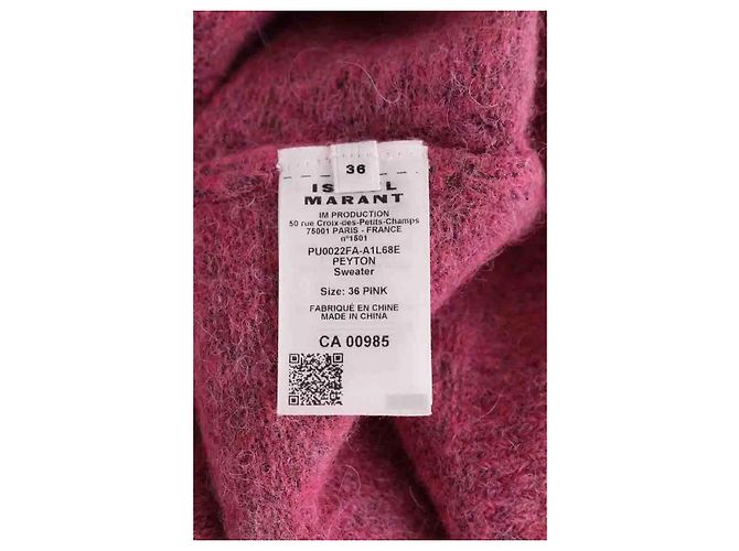 Isabel Marant Etoile Rosa Wollpullover Pink - Ansicht 6