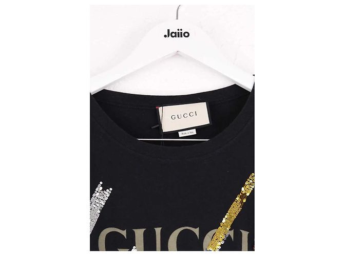 Camiseta de algodón Gucci negra M Negro - vista 2