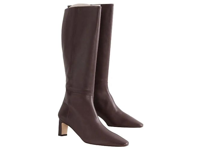 Botas Margarite de cuero marrón Lk Bennett talla 41 Castaño - vista 3