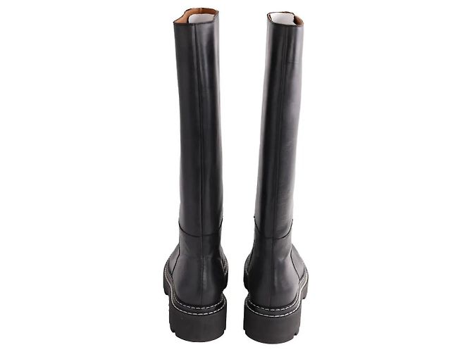 Botas Julia de cuero negras Lk Bennett talla 39 Negro - vista 2