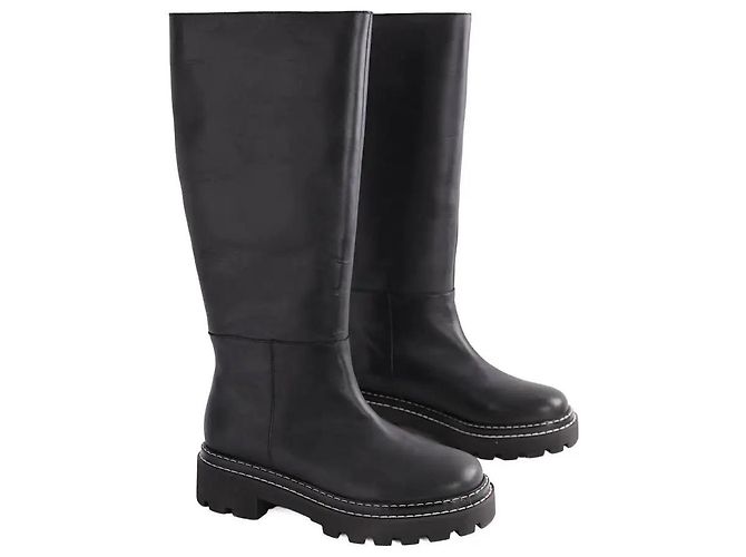 Botas Julia de cuero negras Lk Bennett talla 39 Negro - vista 3