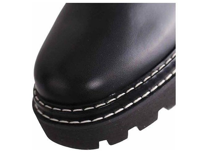 Botas Julia de cuero negras Lk Bennett talla 39 Negro - vista 5