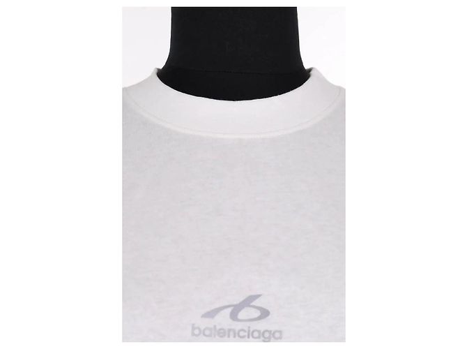 Camiseta Balenciaga blanca de algodón Blanco - vista 2