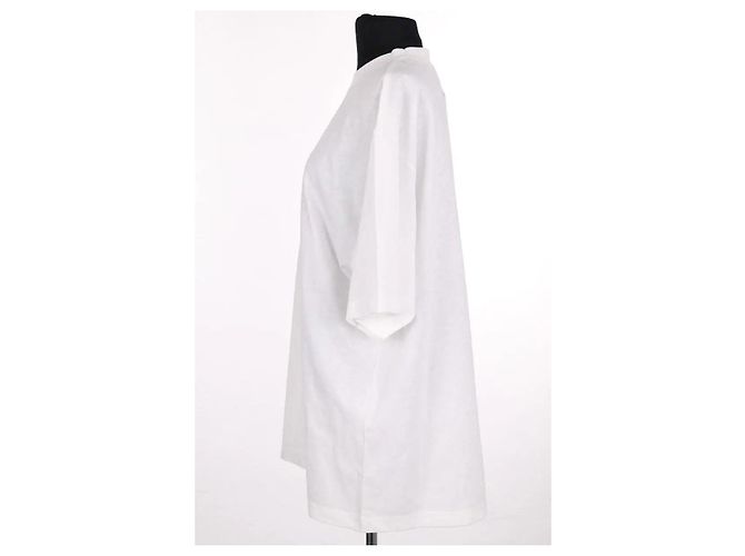 Camiseta Balenciaga blanca de algodón Blanco - vista 3