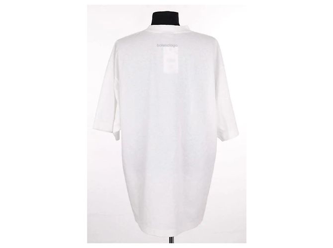 Camiseta Balenciaga blanca de algodón Blanco - vista 4